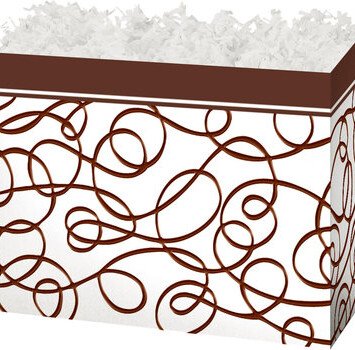 Chocolate Drizzle Folding Gift Box Large