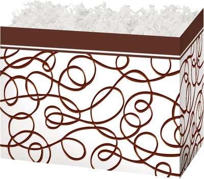 Chocolate Drizzle Folding Gift Box Large