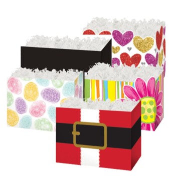 Folding Gift Basket Boxes