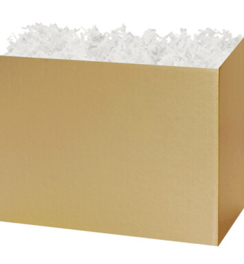 Gold Fold Gift Basket Box