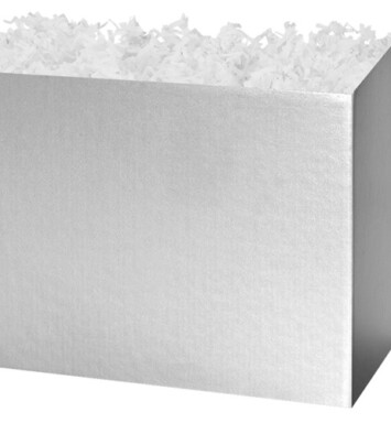 Silver Fold Gift Basket Box