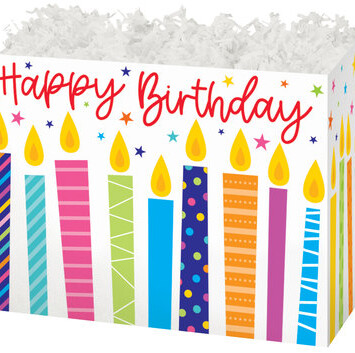 Candle Birthday Folding Gift Box