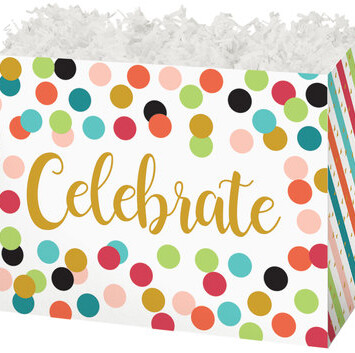 Celebrate folding gift box