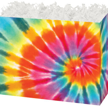 Folding Gift Box with Tie dye background