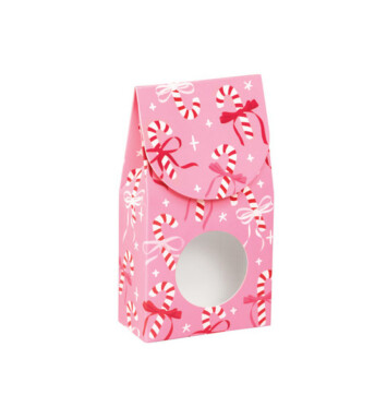 Candy Canes and Ribbons Gourmet Window Grab Box