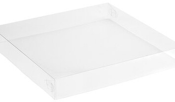10x10x1.5 Clear Decorative Tray Lid
