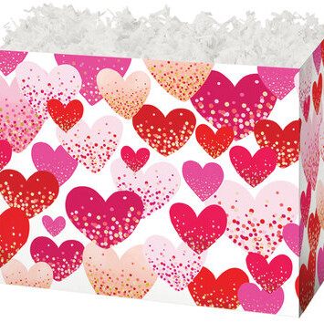 Confettie hearts Folding Gift Box Large