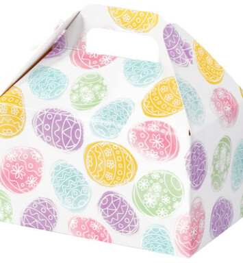 Easter Eggs Party Favour Gable Box