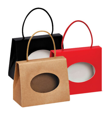 Gift Tote Window Purse Box