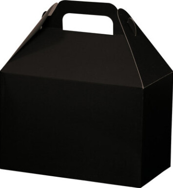 Black Medium Gable Box