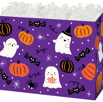 Boo Bash Folding Gift Basket Box