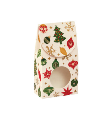 Christmas Vintage Ornaments Gourmet Window Grab Box