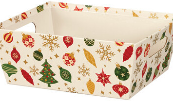 Christmas Vintage Ornaments Market Tray