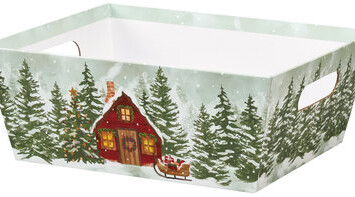 Christmas Cottage Market Tray