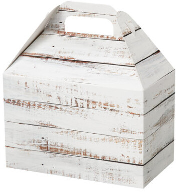 Distressed Wood Med Gable Box