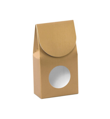 Gold Mettalic Gourmet Window Grab Box