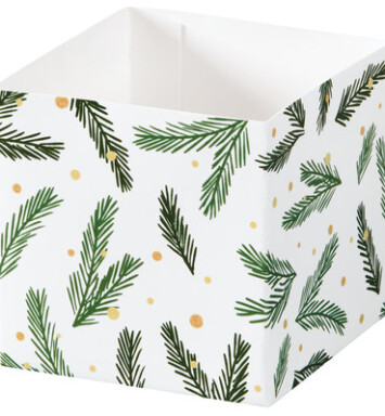 Holly Jolly Party Favour Square Box