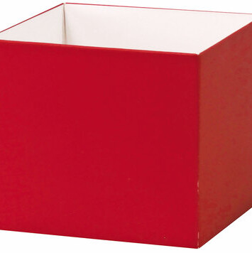 Deluxe Gourmet Gift Box Red 4x4x3.5