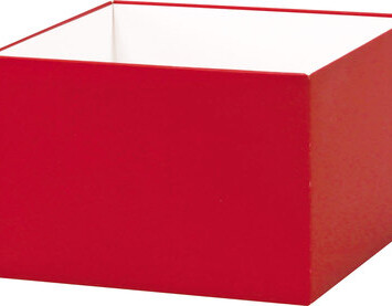 Red Gourmet Gift Box 6x6x4
