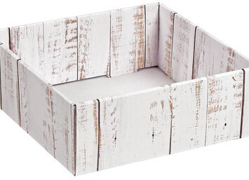 Rustic 8x8x3 Decorative Tray