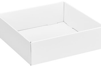 White 10x10x3 Decorative Tray