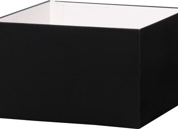 Black Gourmet Gift Box 8x8x5