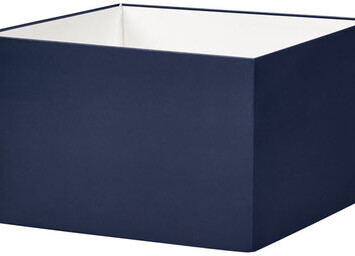 Navy Blue Gourmet Gift Box 8x8x5