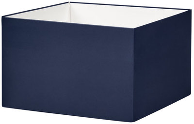 Navy Blue Gourmet Gift Box 8x8x5