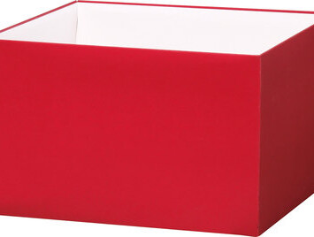 Red Gourmet Gift Box 8x8x5